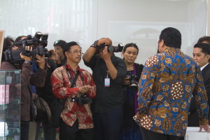 Gaya santai Bapak Menteri